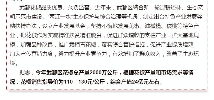 5.28億！一場盛會，武都花椒“火”了