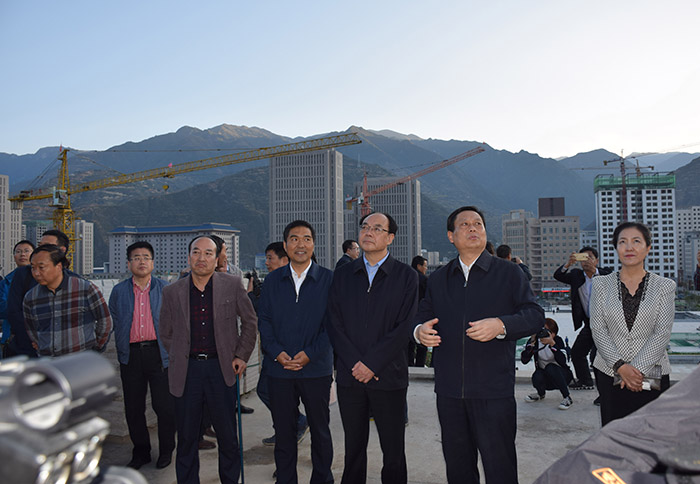 全國、省市政協(xié)委員體驗蘭渝鐵路、視察階州廣場